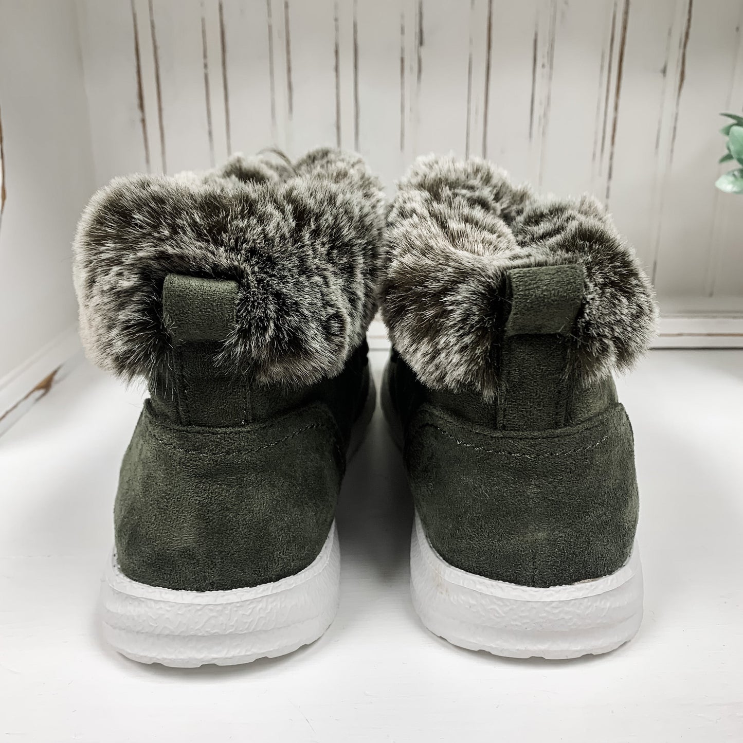 Farren Bootie - Khaki (aka Olive)